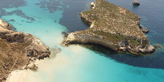 Rabbits' beach, Lampedusa