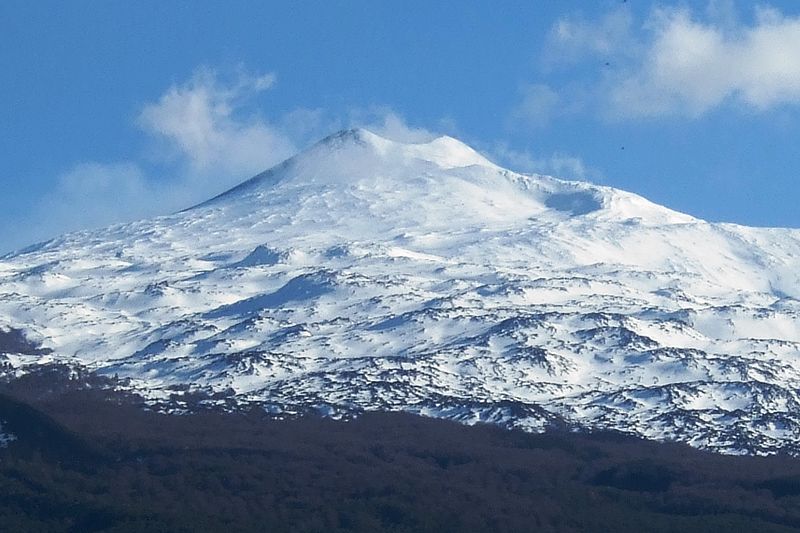 Etna volcano from the countryside of Randazzo, photo by Pequod 76 on wikipedia