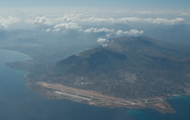 Palermo airport overview