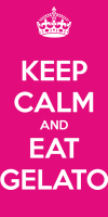 Keep calm and eat gelato