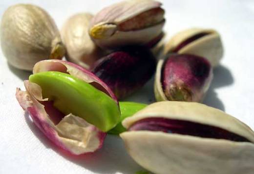 Bronte green pistachios