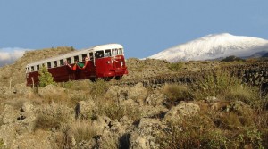 Circumetnea railway landscape