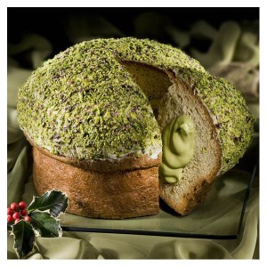 Sicilian panettone with pistachio cream