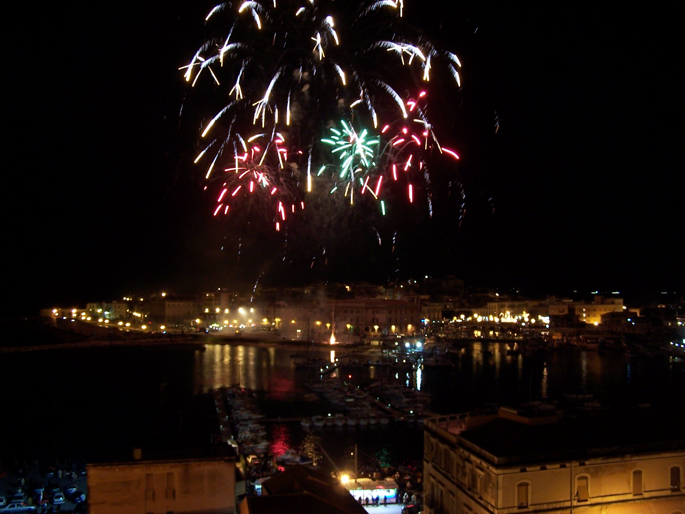 Saint Lucy's day fireworks