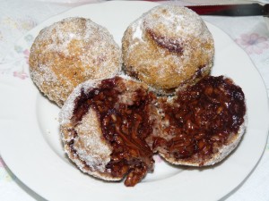 Arancine with Nutella