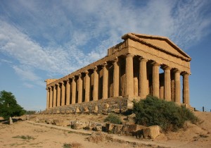 The Temple of Concordia in the Valley of the Temples, Agrigento
