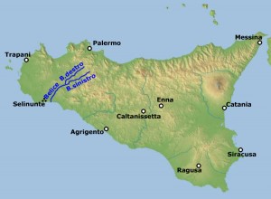 mappa valle del belice